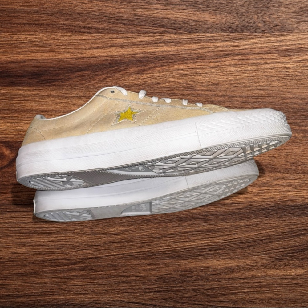 Converse One Star Ox Shoes Leather Bitter Lemon/White (153994C) Men’s 8.5 - Picture 7 of 11